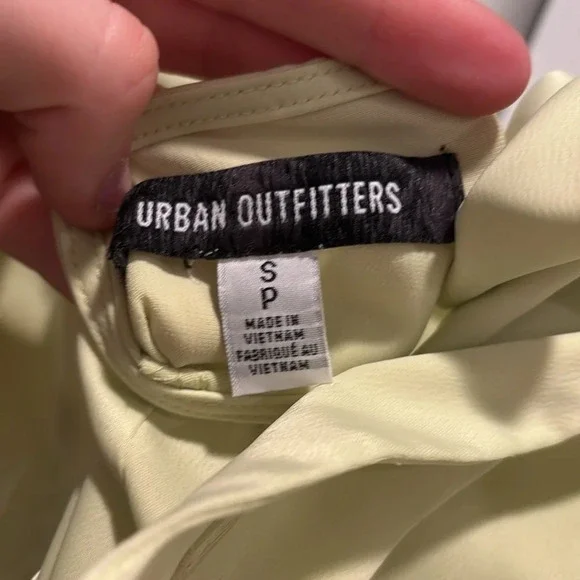 NWT Urban Outfitters Double Bow sage green dress - Picture 3 of 4